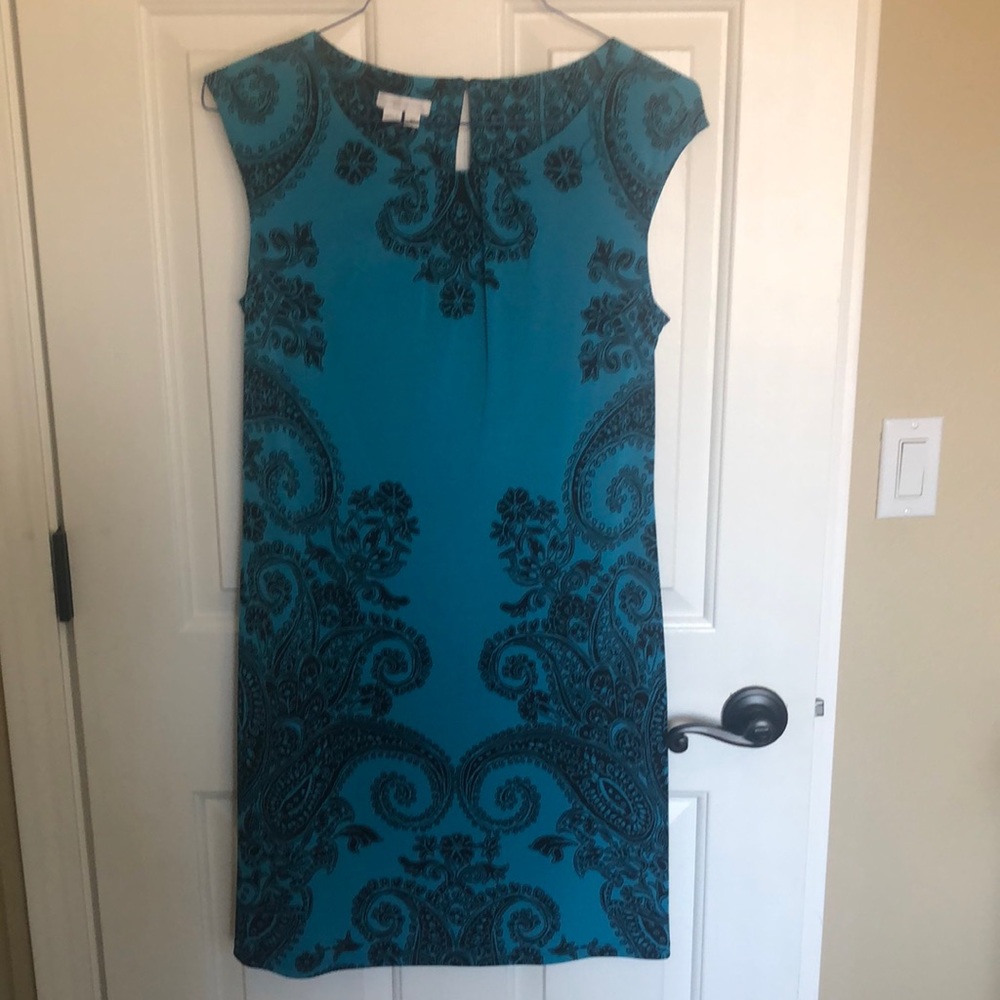 London Times Women’s cap sleeve dress